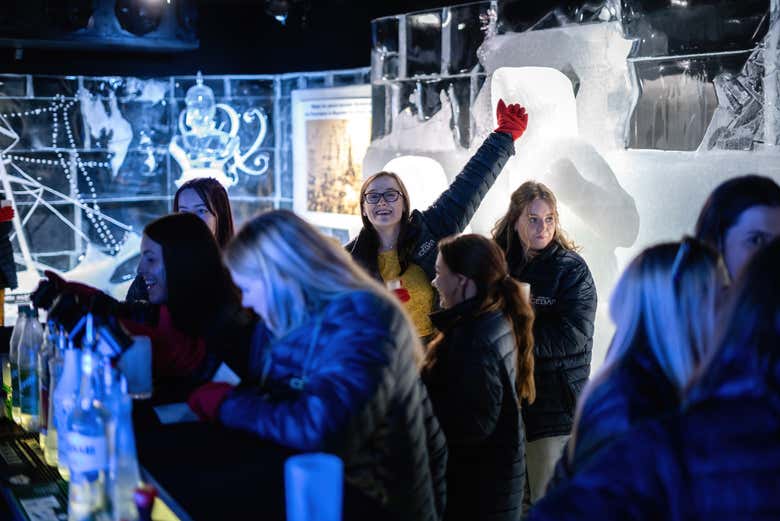 Visitando l'Icebar 